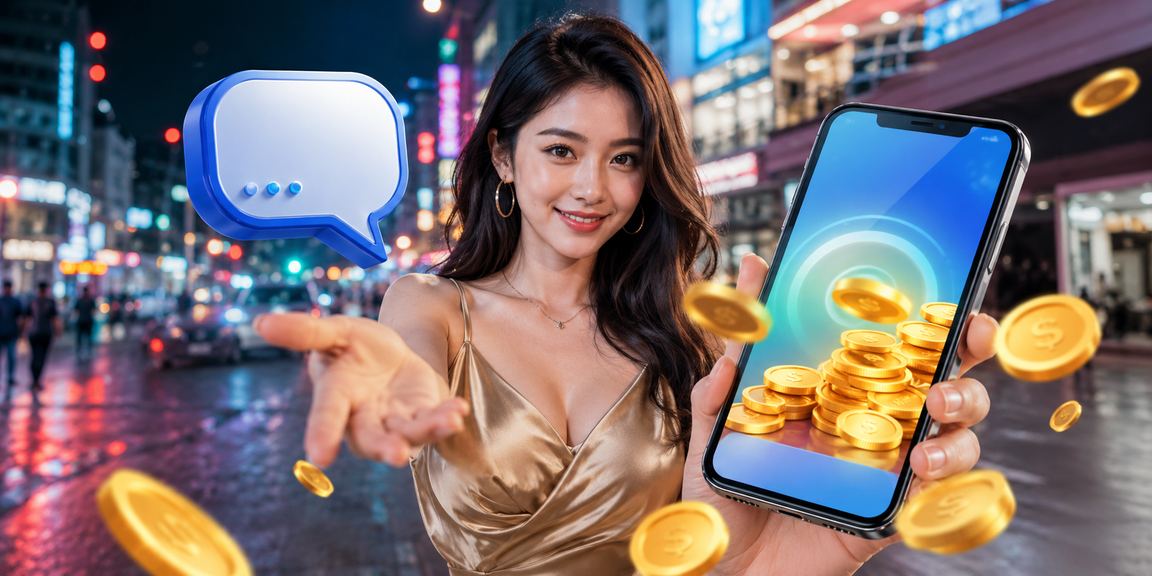 Người chơi tại TP.HCM trải nghiệm casino trực tuyến qua điện thoại với ánh đèn neon
